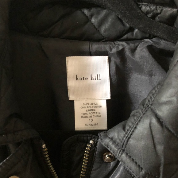 Kate Hill Black Quilted Jacket - Picture 3 of 5